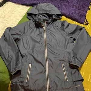 Hind Lightweight Hooded Rain Jacket - Slate Blue